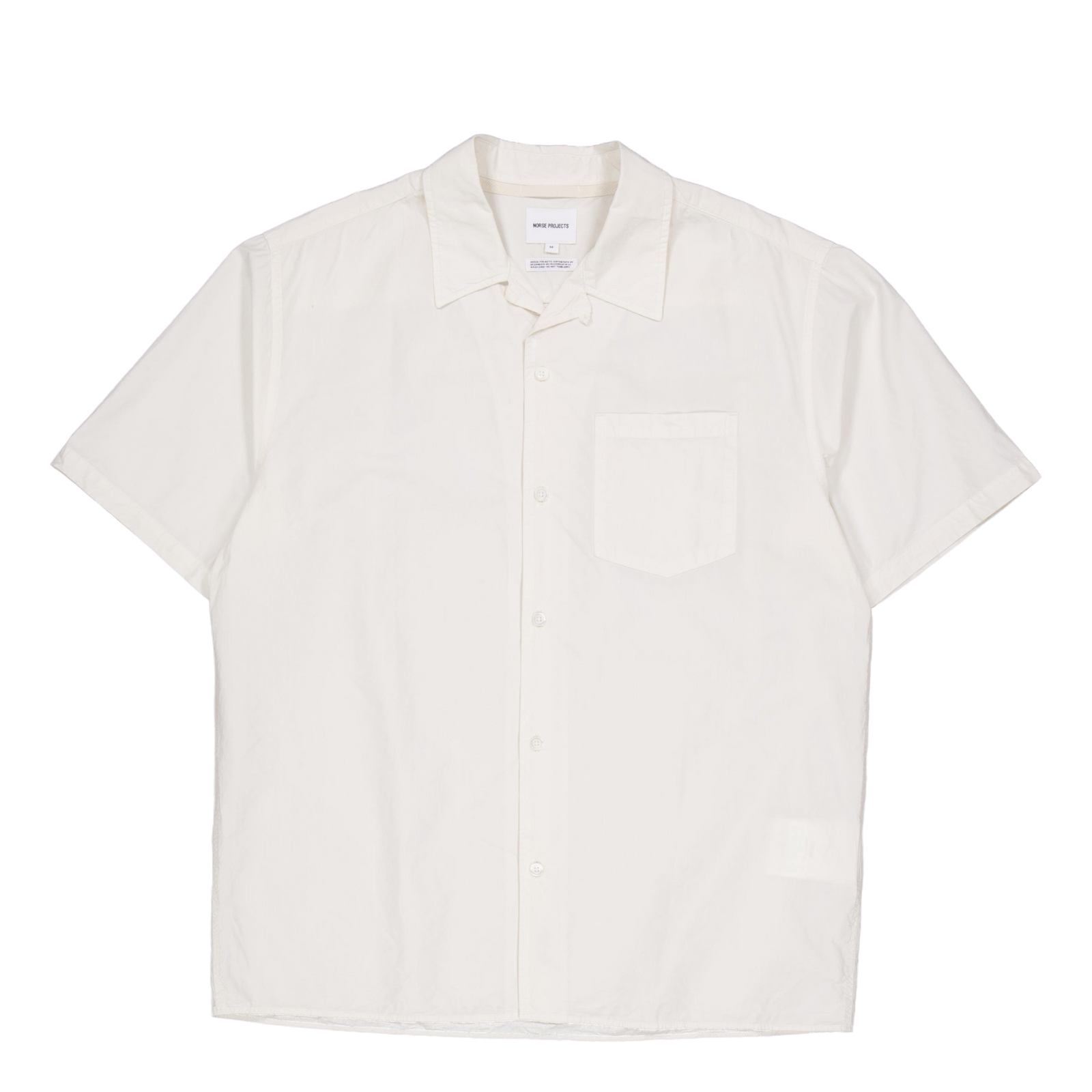 Carsten Cotton Tencel Shirt Enamel White