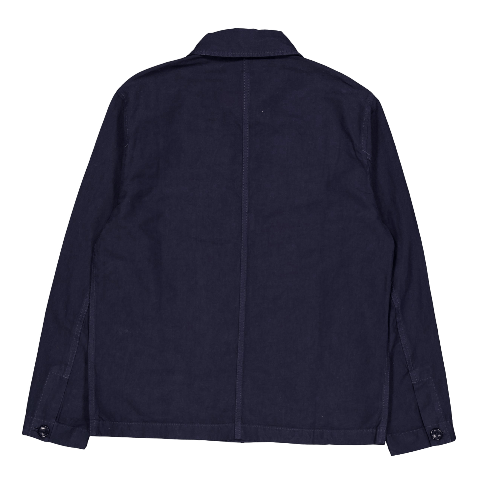 Tyge Cotton Linen Overshirt Dark Navy