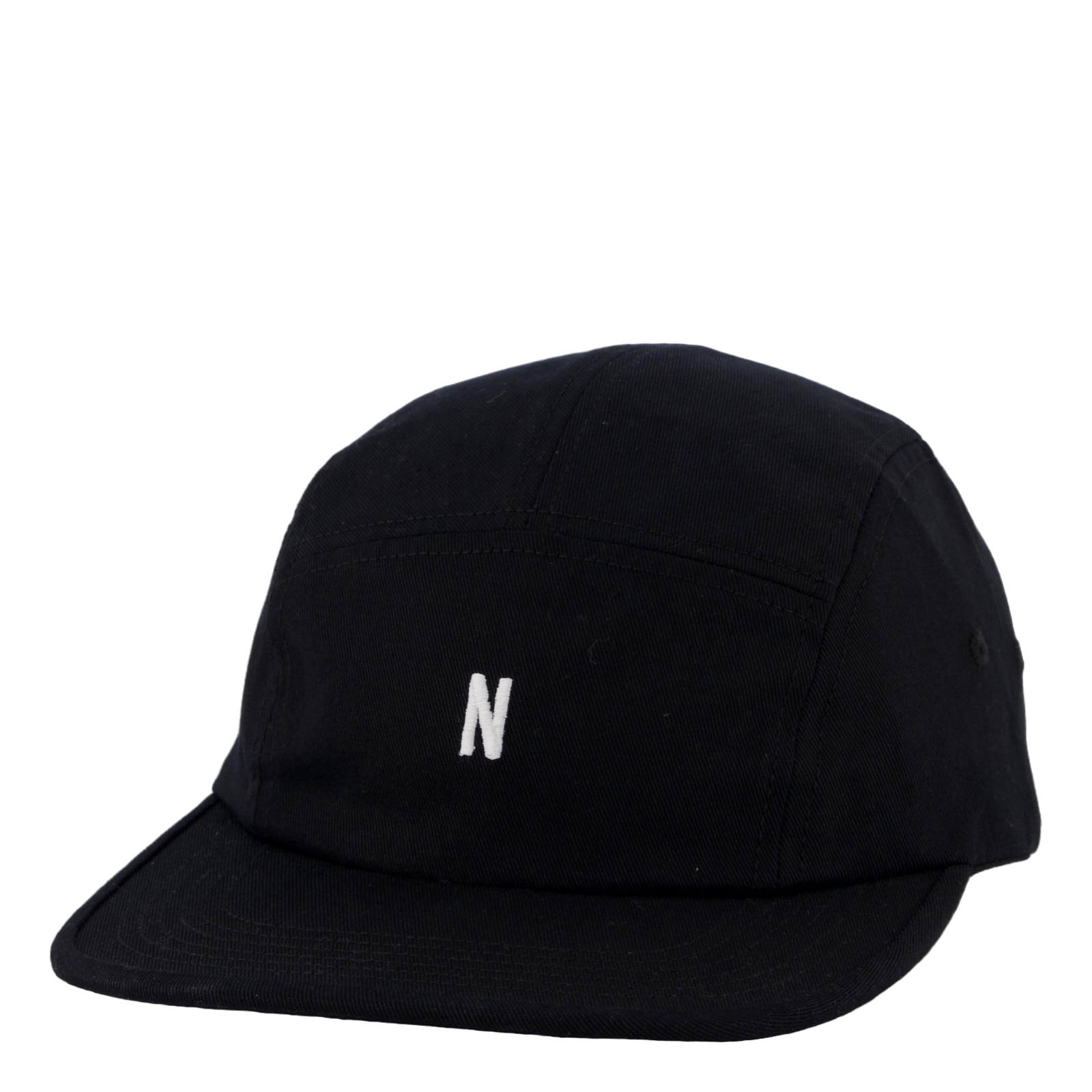 Twill 5 Panel Cap Black