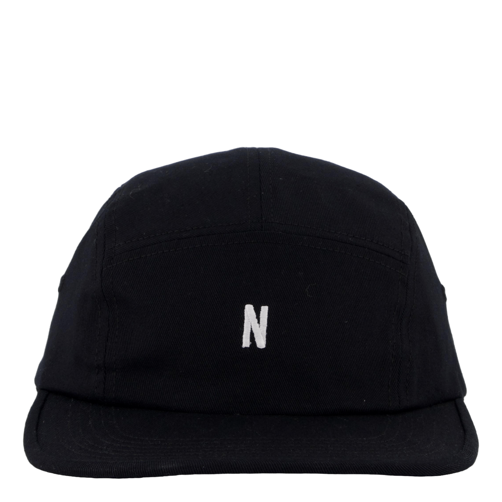 Twill 5 Panel Cap Black