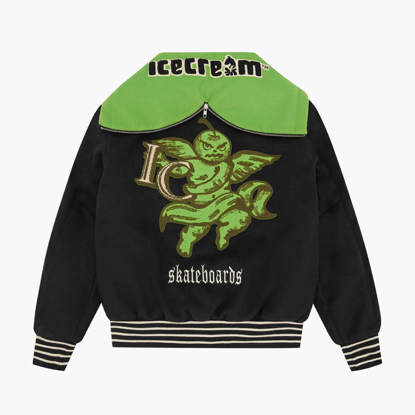 Cherub Cheerleader Jacket Black