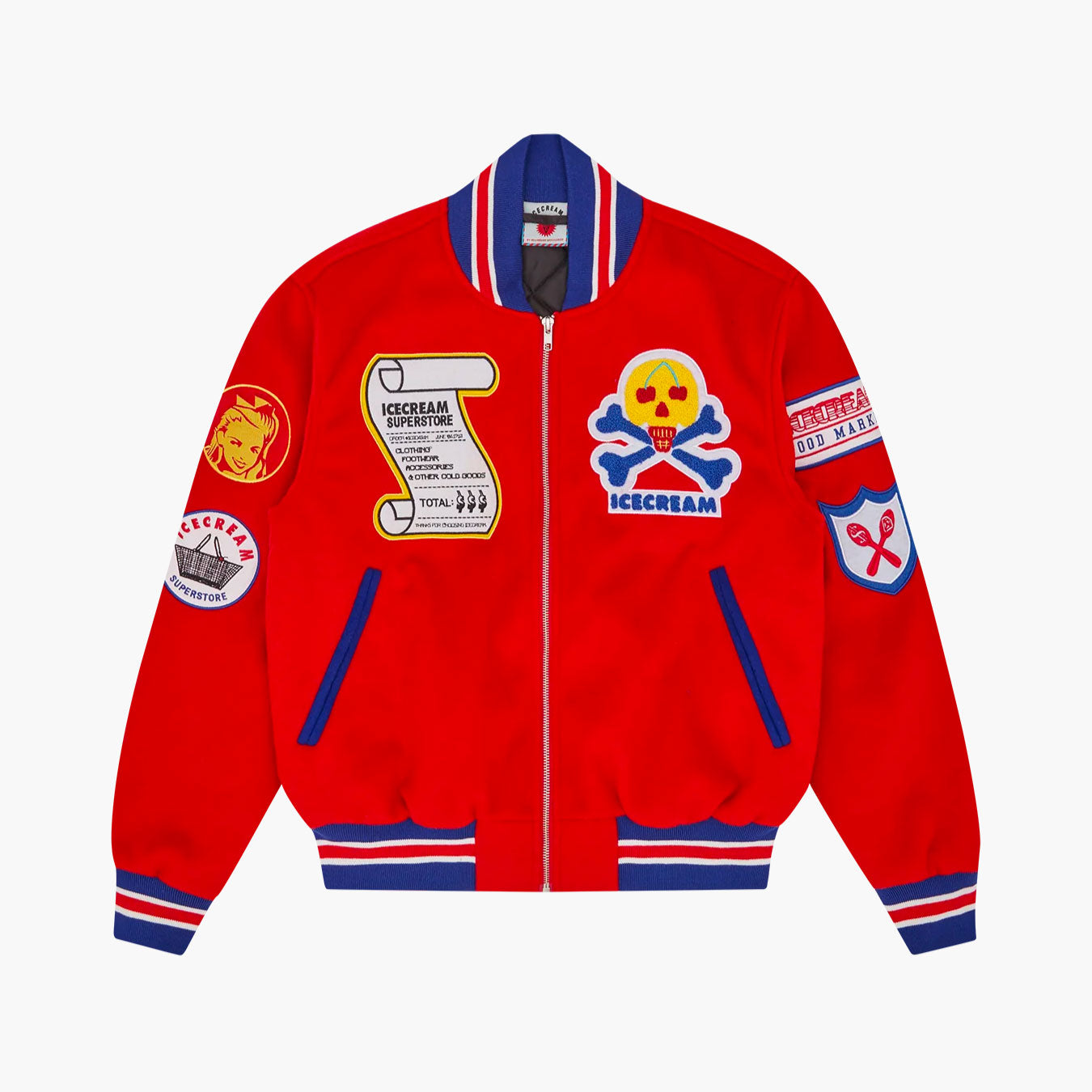 Icecream Supplies Varsity Jack Red