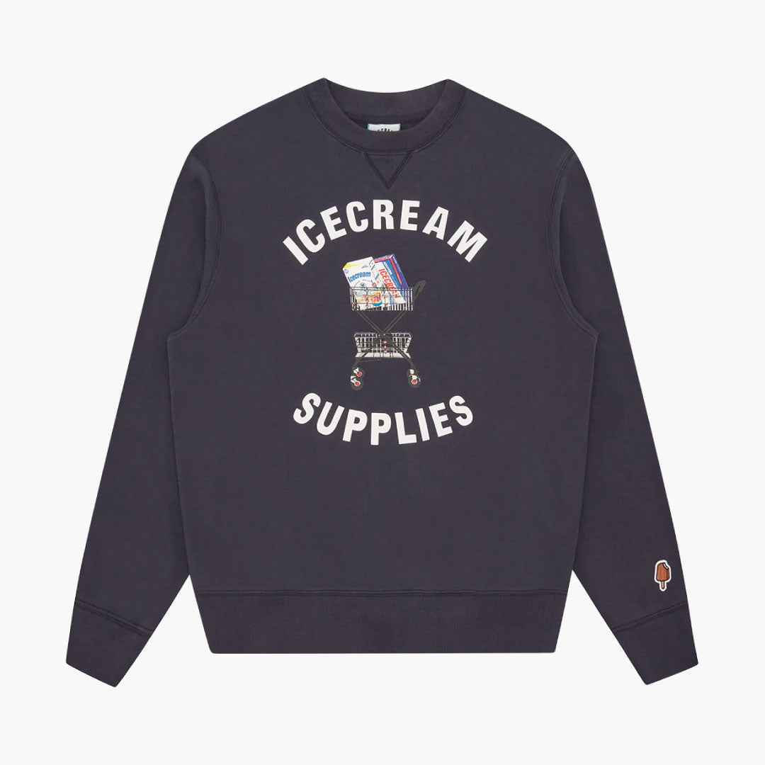 Icecream Supplies Crewneck Navy