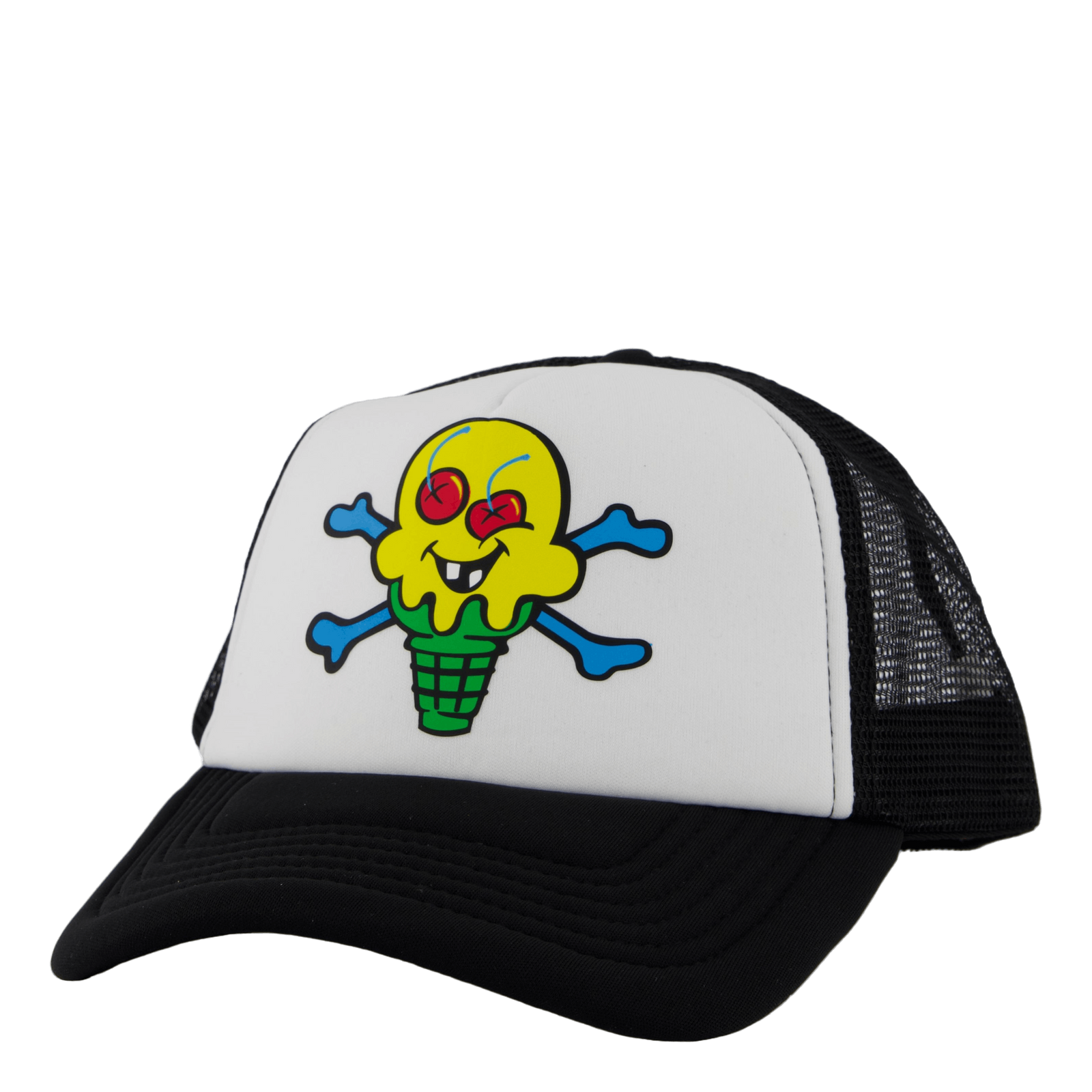 Cones And Bones Trucker White