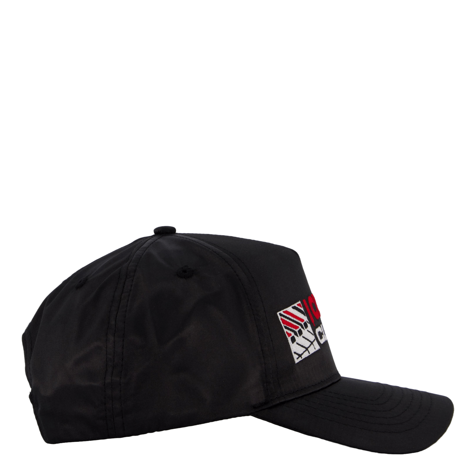 Piano Satin Trucker Black