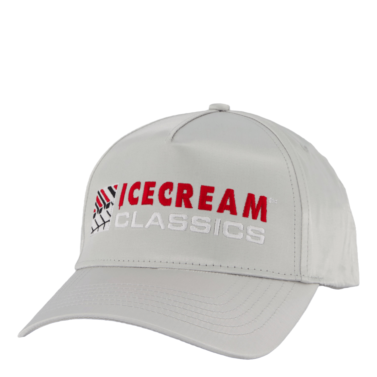 Piano Satin Trucker Silver