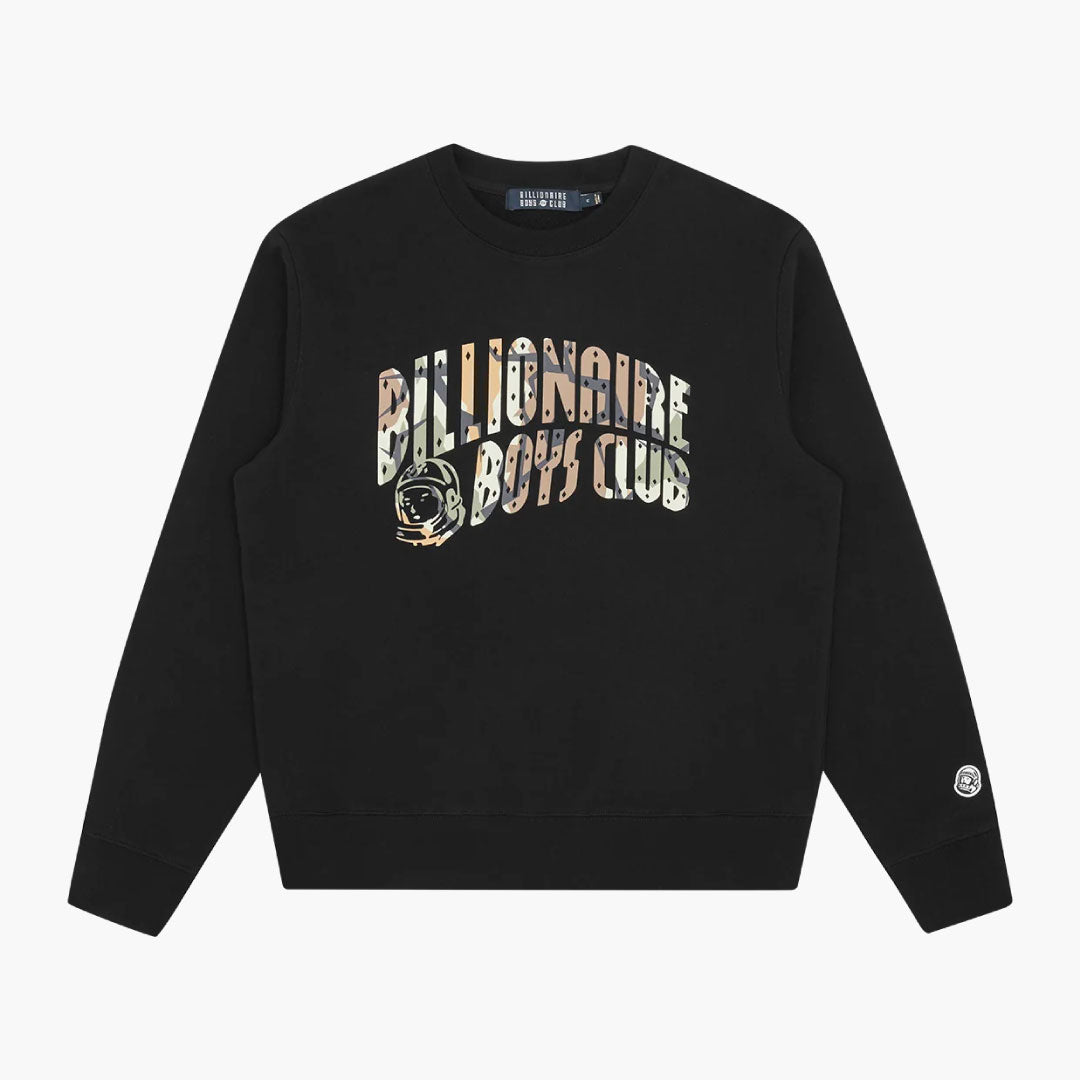 Duck Camo Arch Logo Crewneck Black