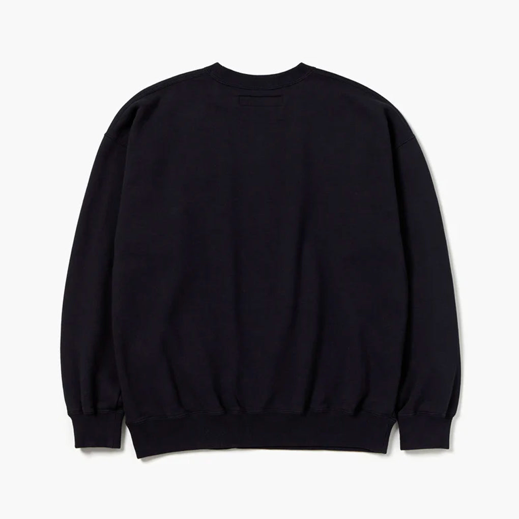 Plain Sweat Shirt Ls Black