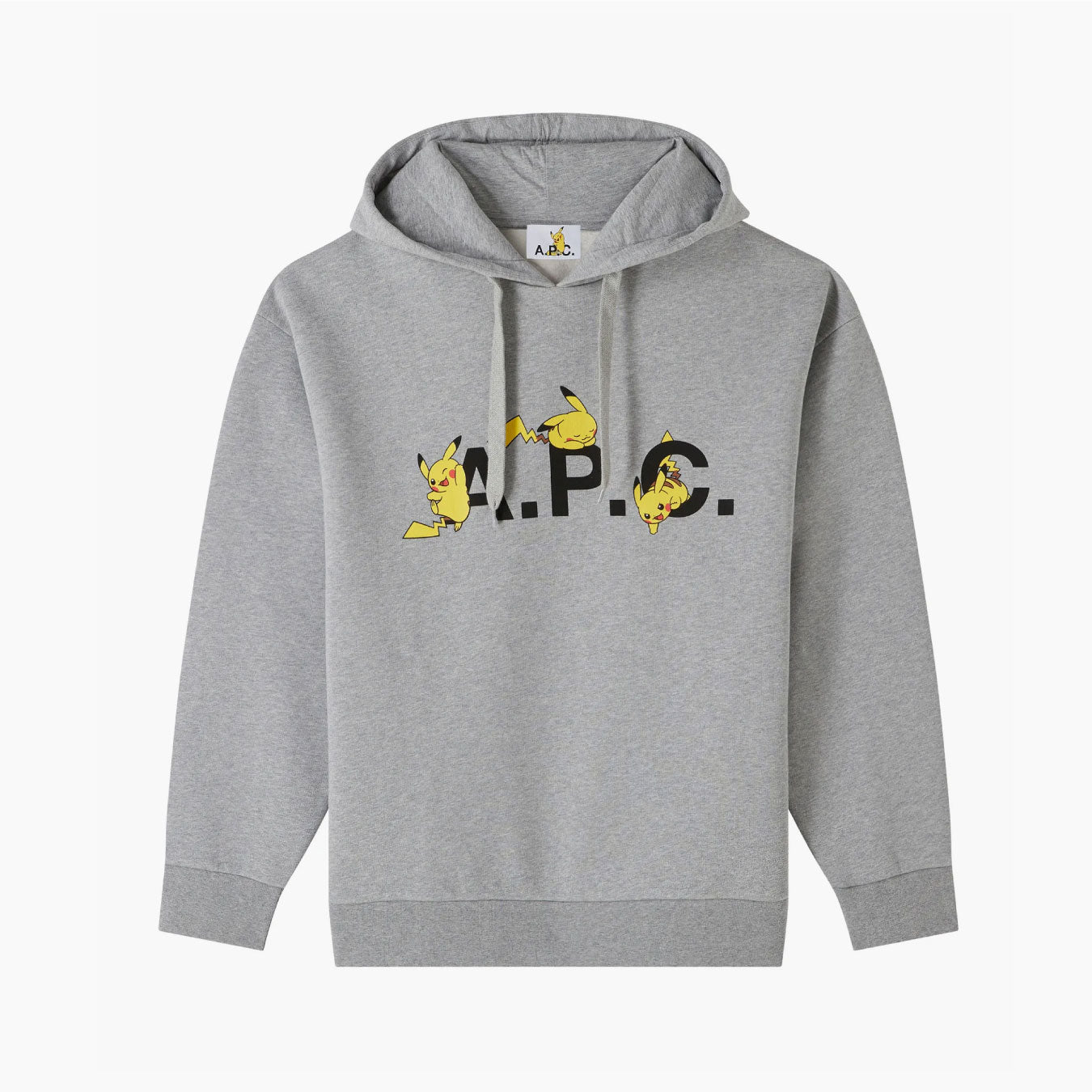 Hoodie Pokémon Pikachu Plb- Gris Clair Chine