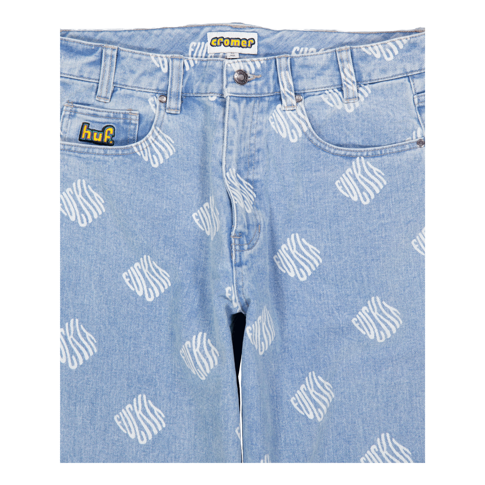 Cromer Print Pant Blue