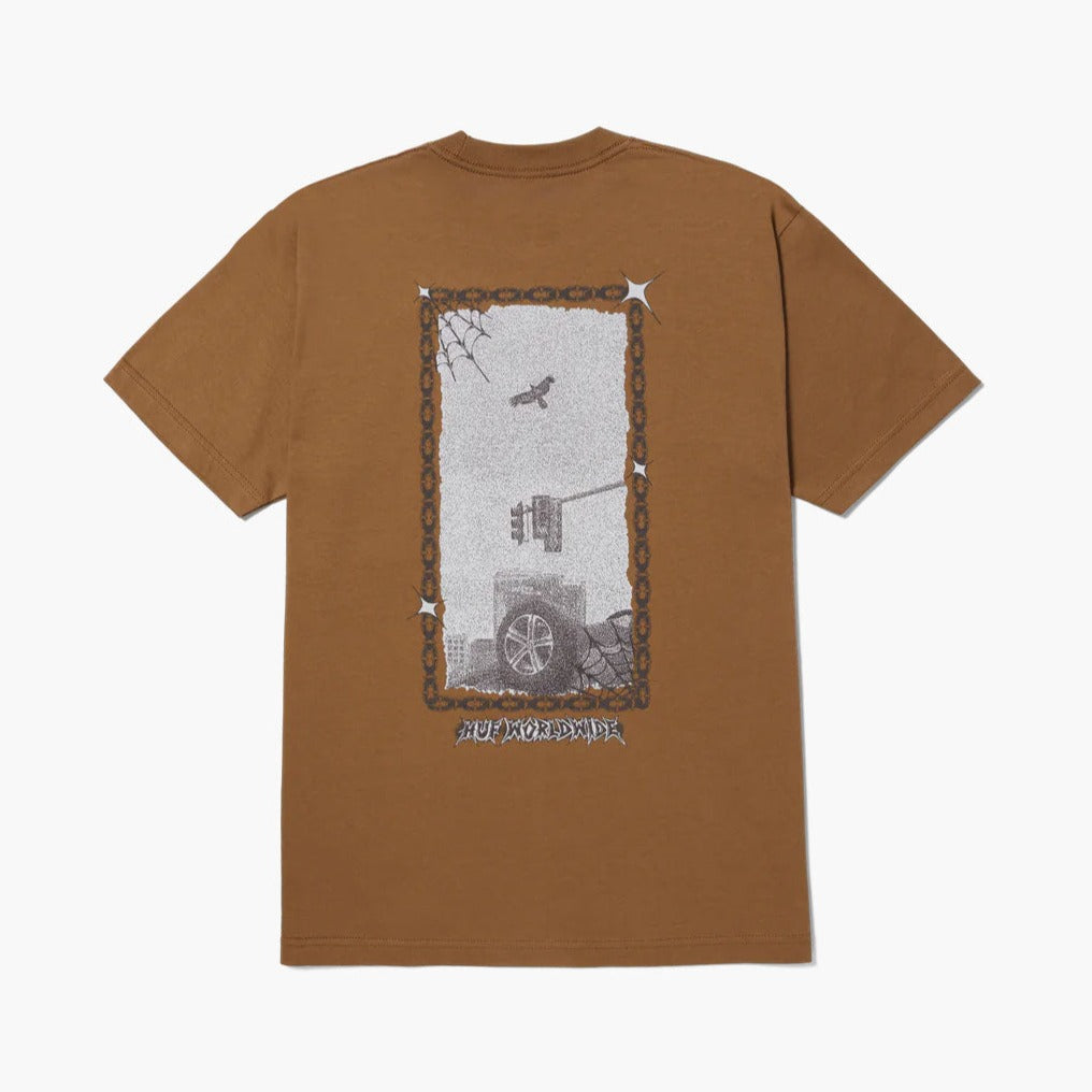 Huf Car Club S/s Tee Camel