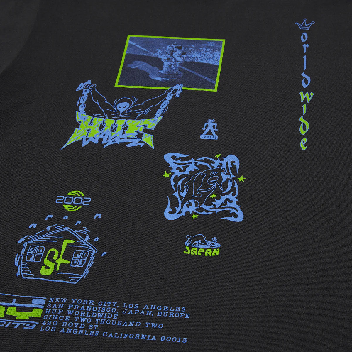 Zine S/s Washed Tee Washed Black