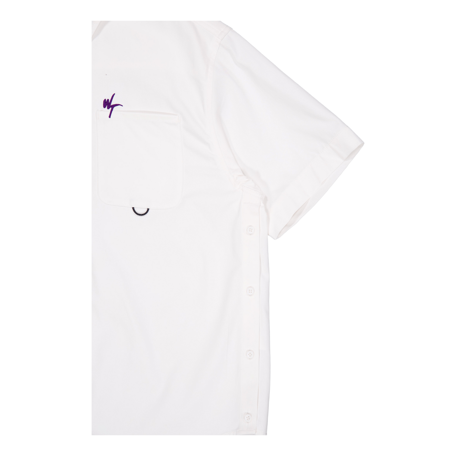 Wt Embroidery Bd Shirt White