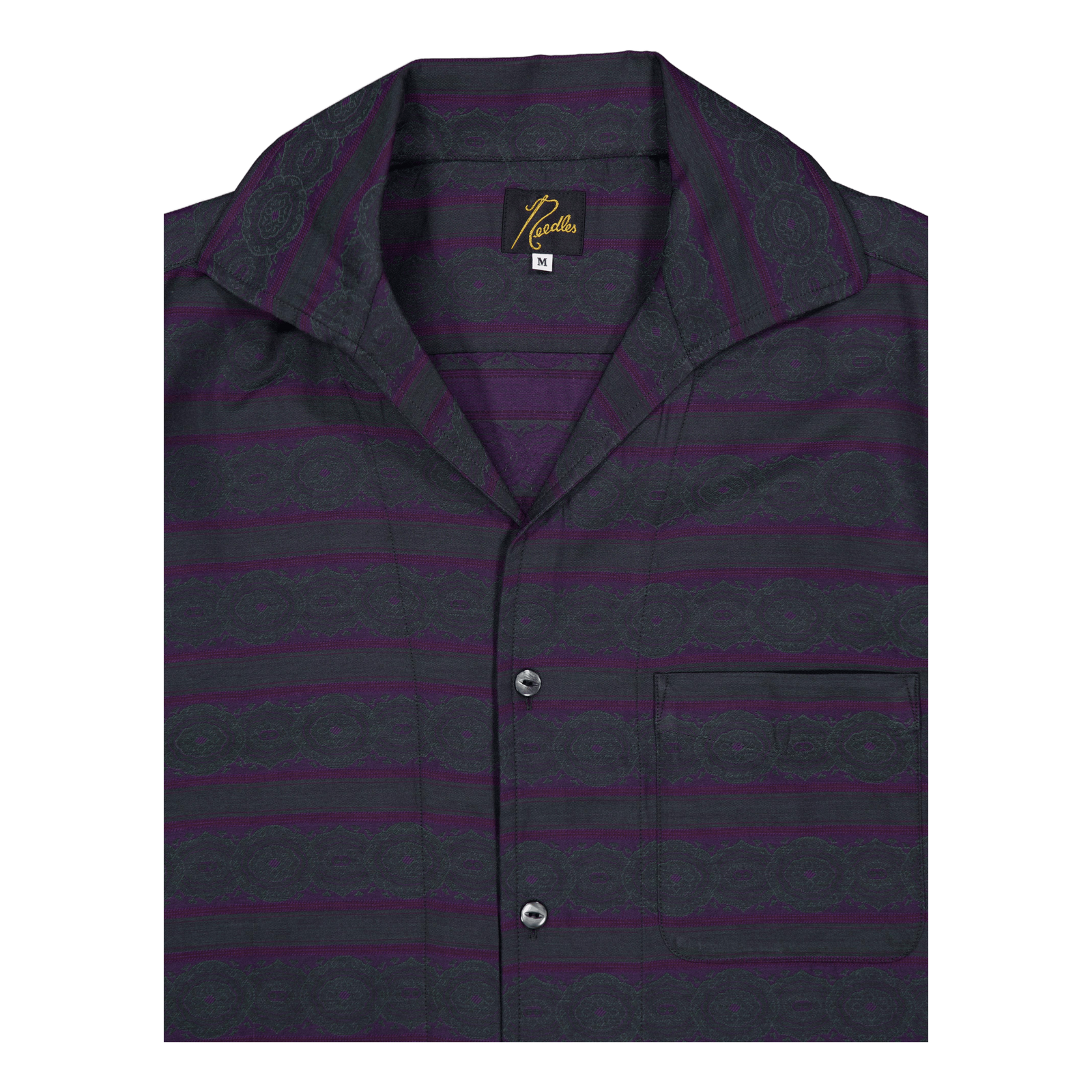 Needles S/s Italian Collar Shi A-green