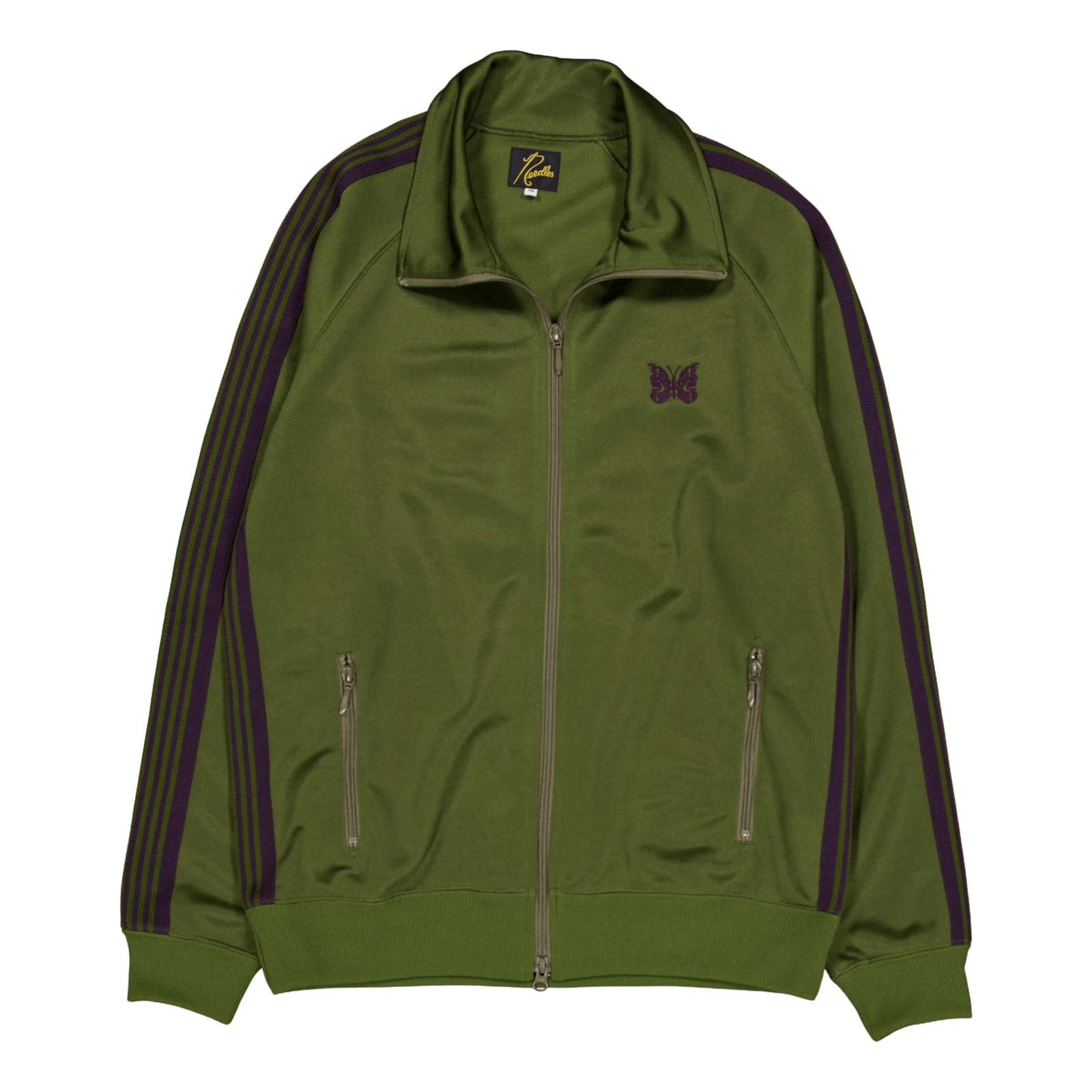 Needles Track Jacket - Poly Sm B-olive