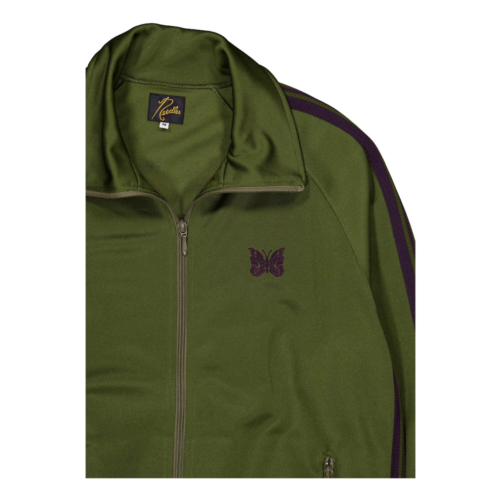 Needles Track Jacket - Poly Sm B-olive