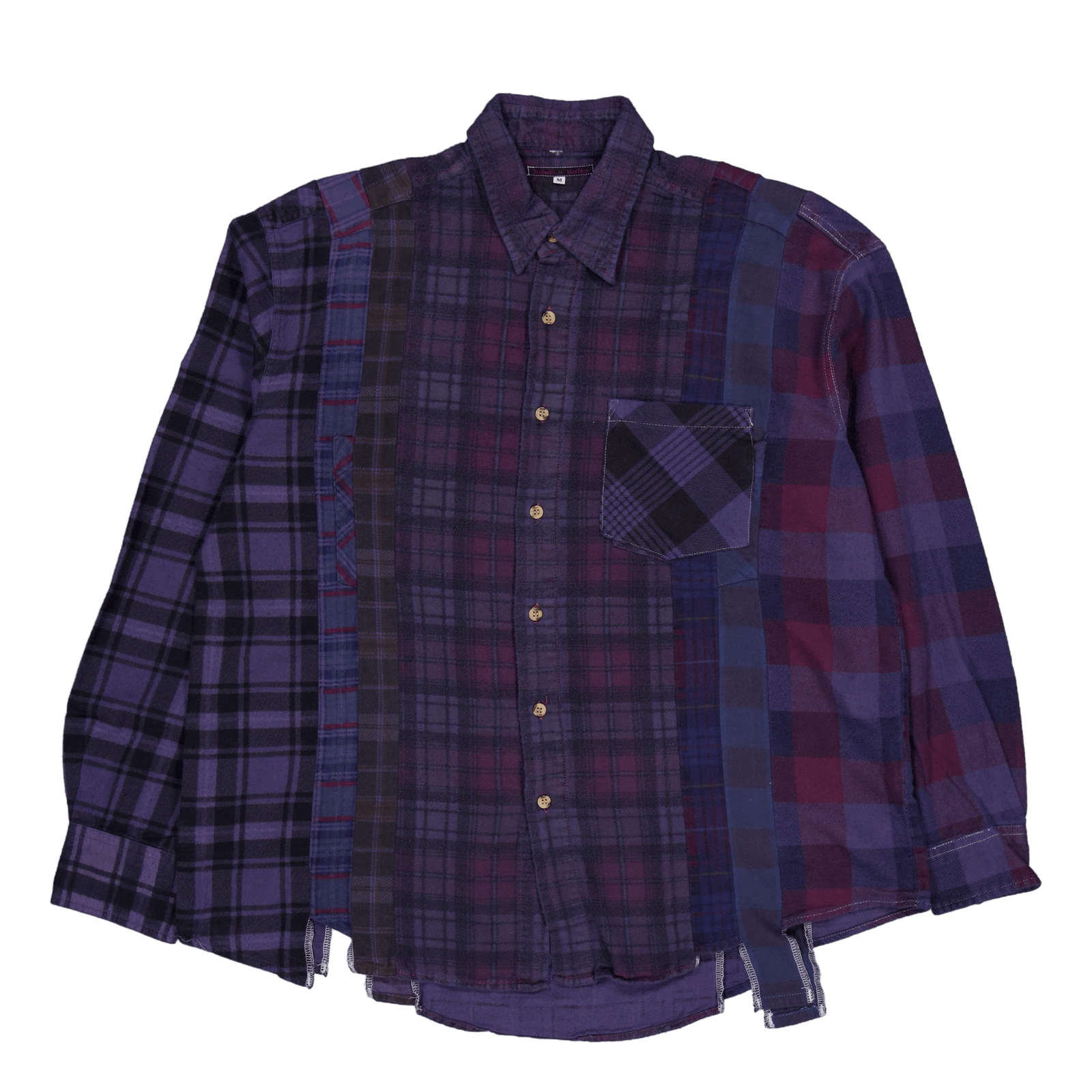 Rebuild By Needles Flannel Shi D-purple