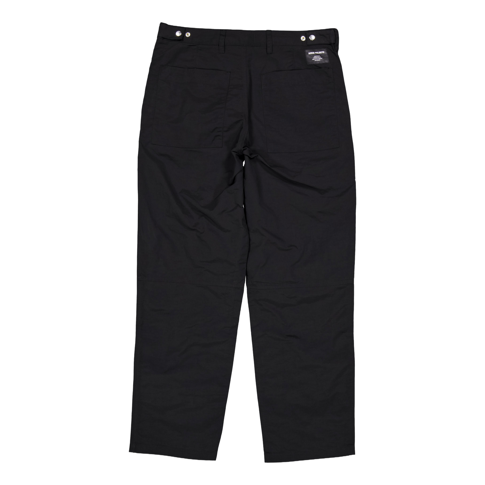 Sigur Relaxed Waxed Nylon Fati Black