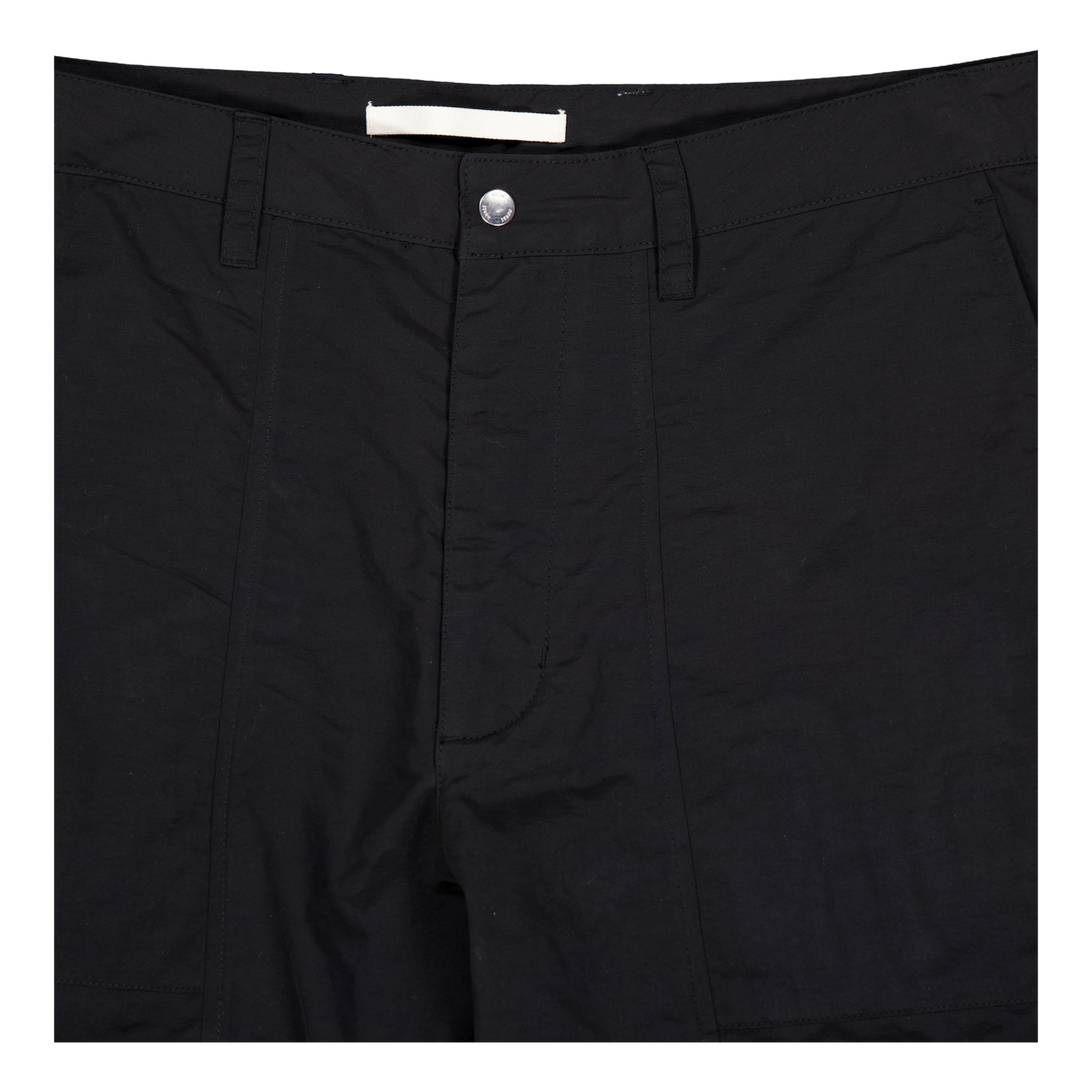 Sigur Relaxed Waxed Nylon Fati Black