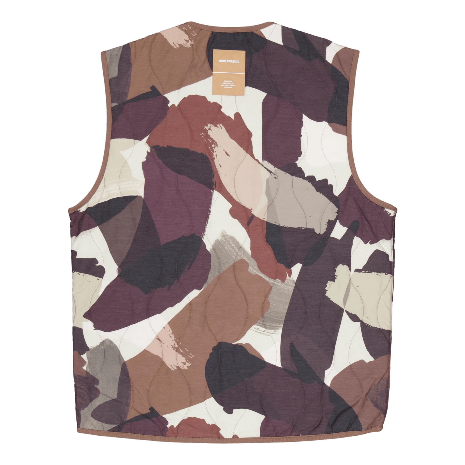 Peter Camo Nylon Insulated Ves Espresso