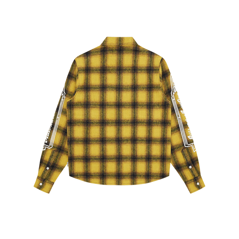 Check L/s Shirt Yellow