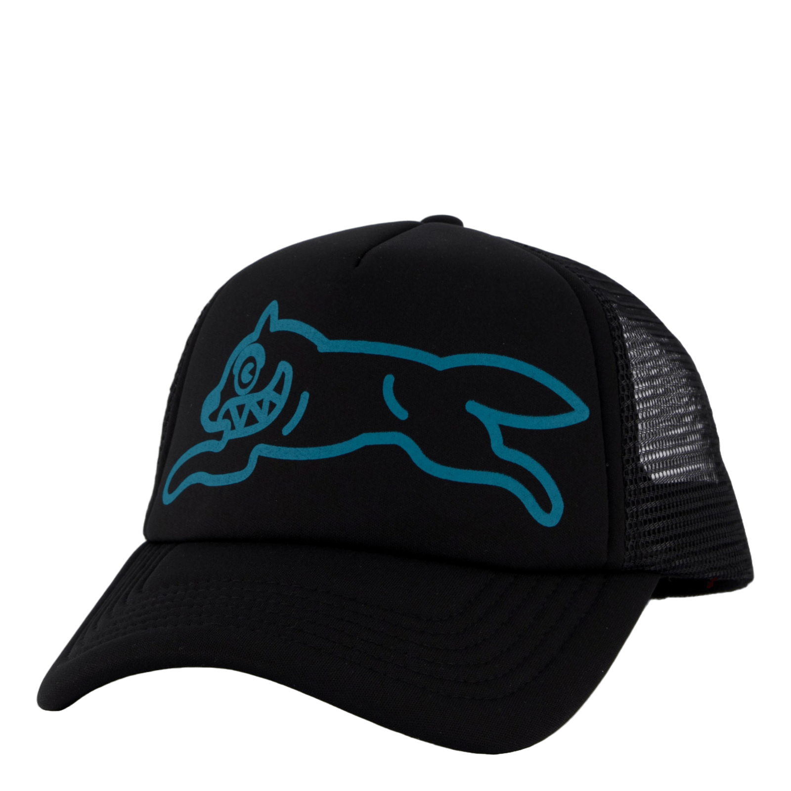 Running Dog Trucker Cap Black