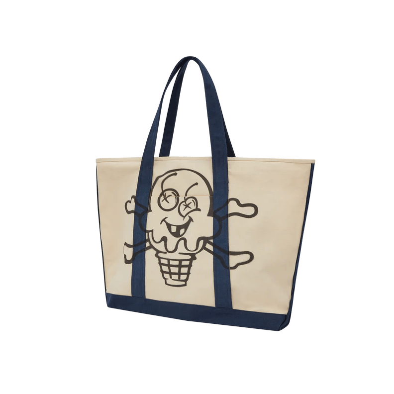 Cones And Bones Totebag Ecru/navy