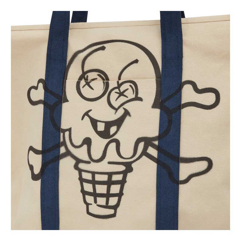 Cones And Bones Totebag Ecru/navy