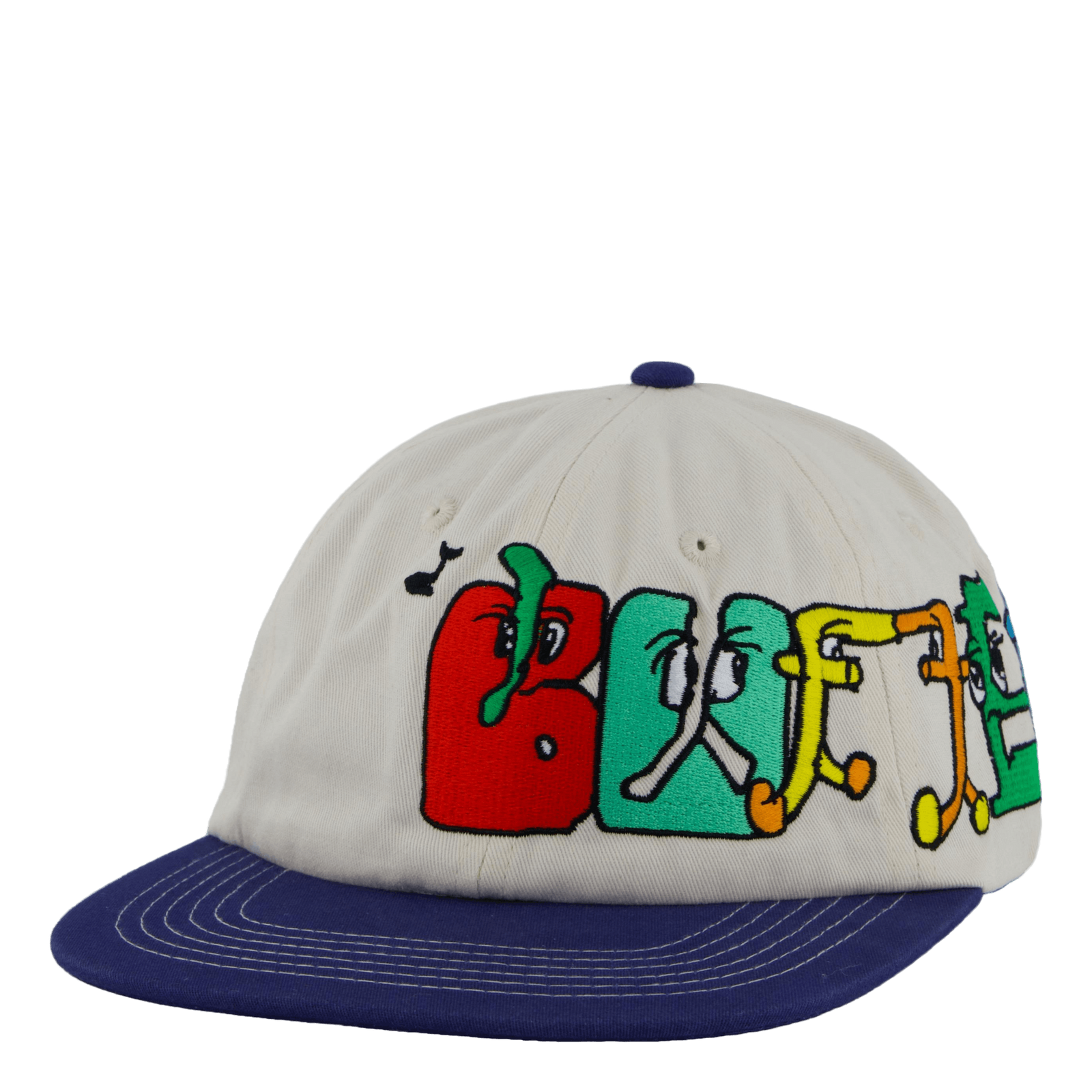 Zorched 6 Panel Cap Natural / Navy