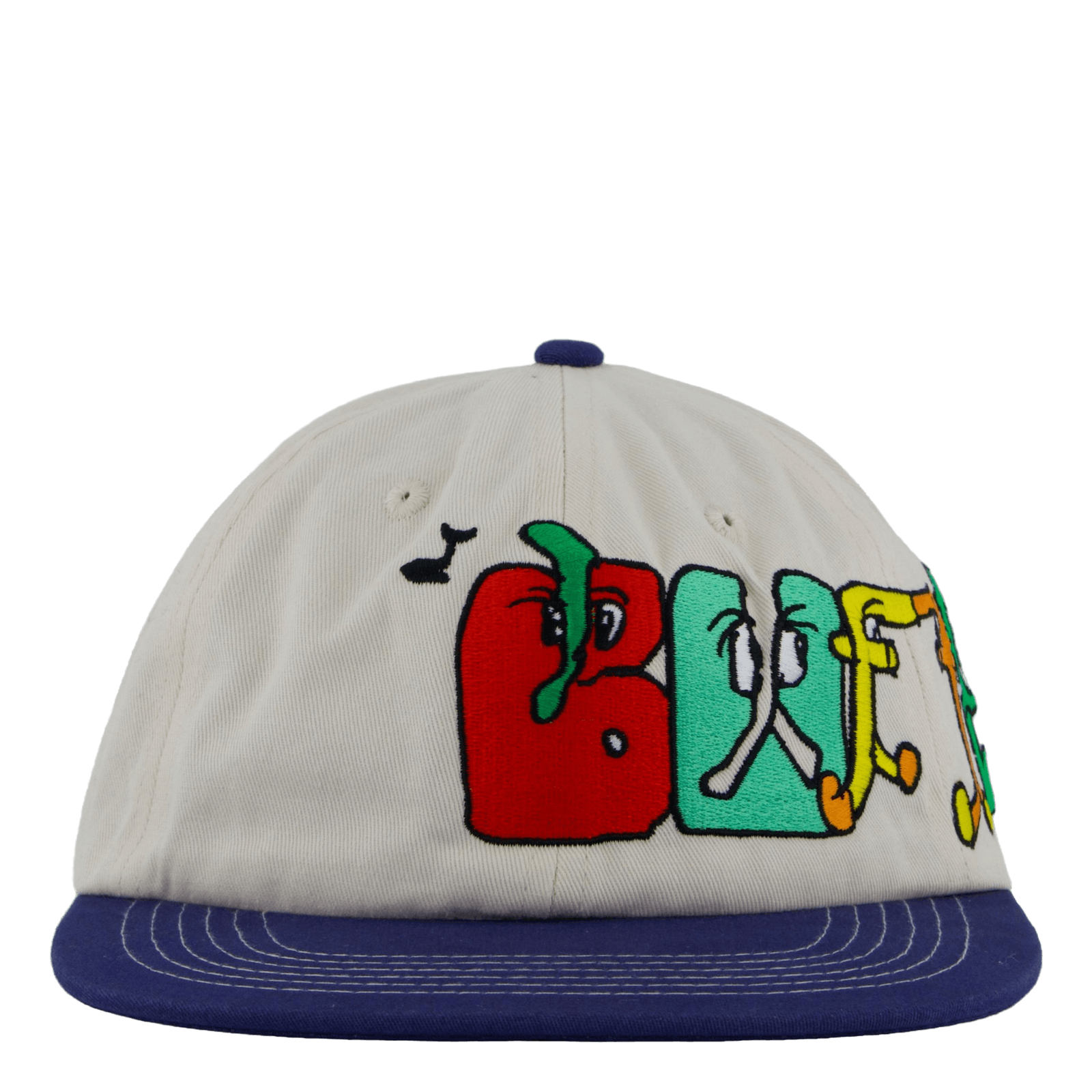 Zorched 6 Panel Cap Natural / Navy