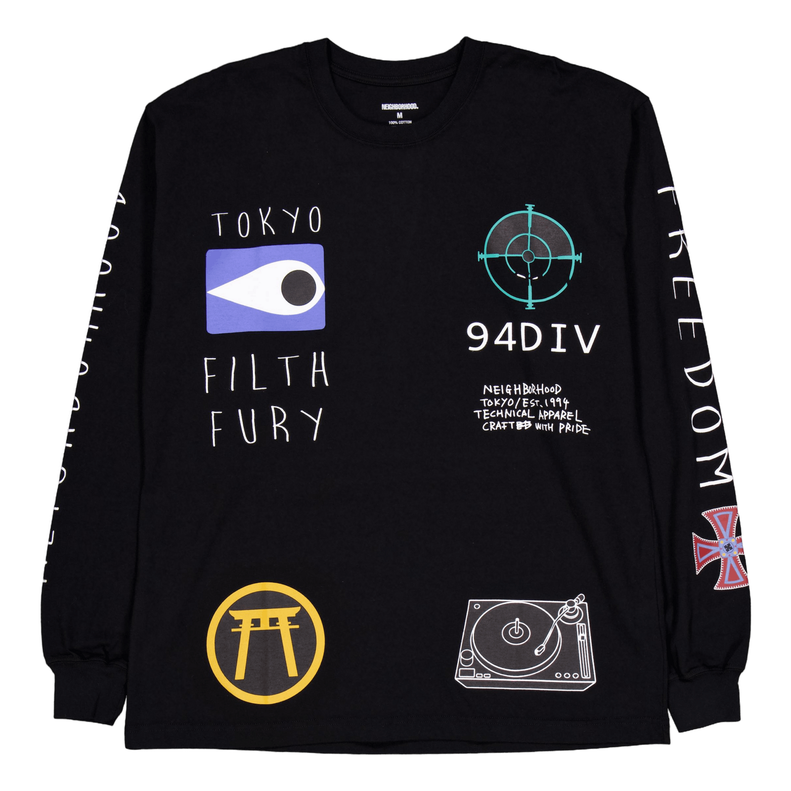 Nh . Tee Ls-10 Black