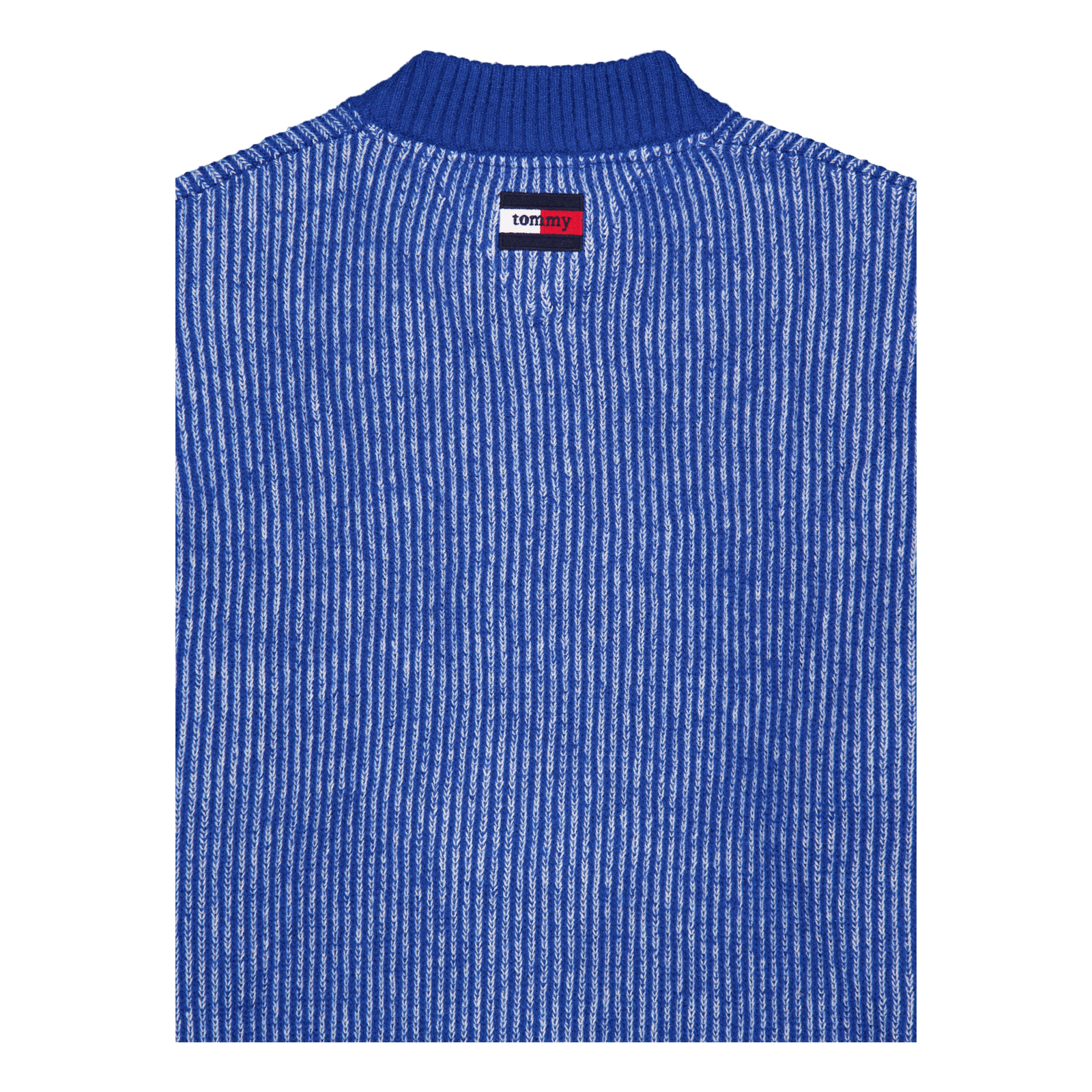 Tjcu Twotone Knitted Crewneck Chase Blue