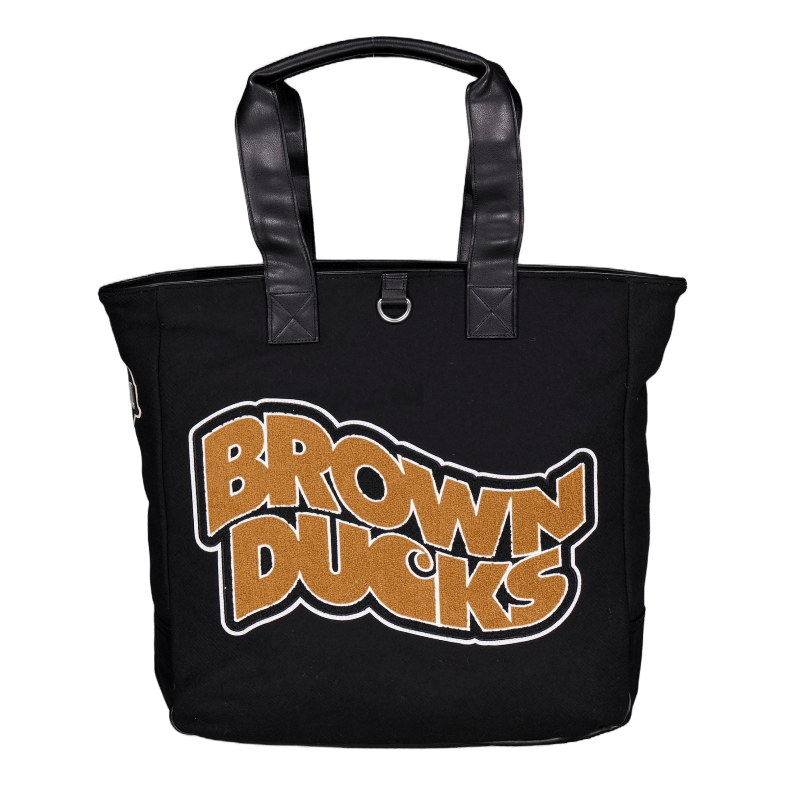 Brown Ducks Tote Black / Black