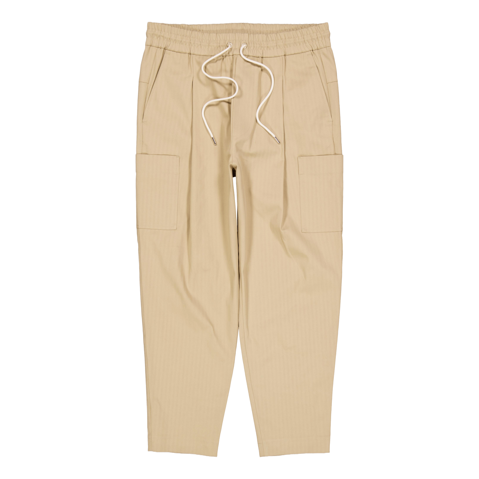 Le Pantalon Cropped Cargo Dark Beige