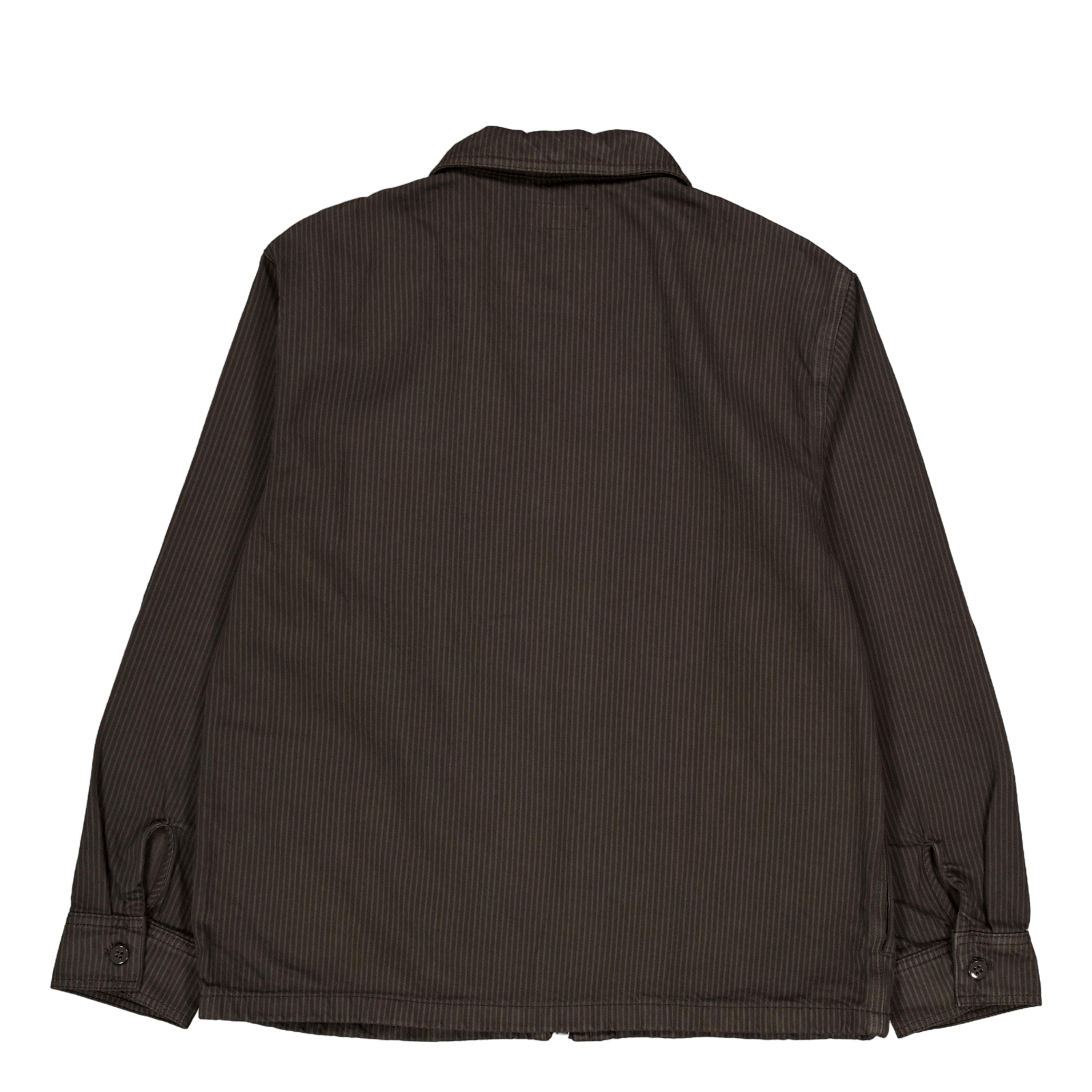 Zip Shirt Overdyed Charcoal Hickory