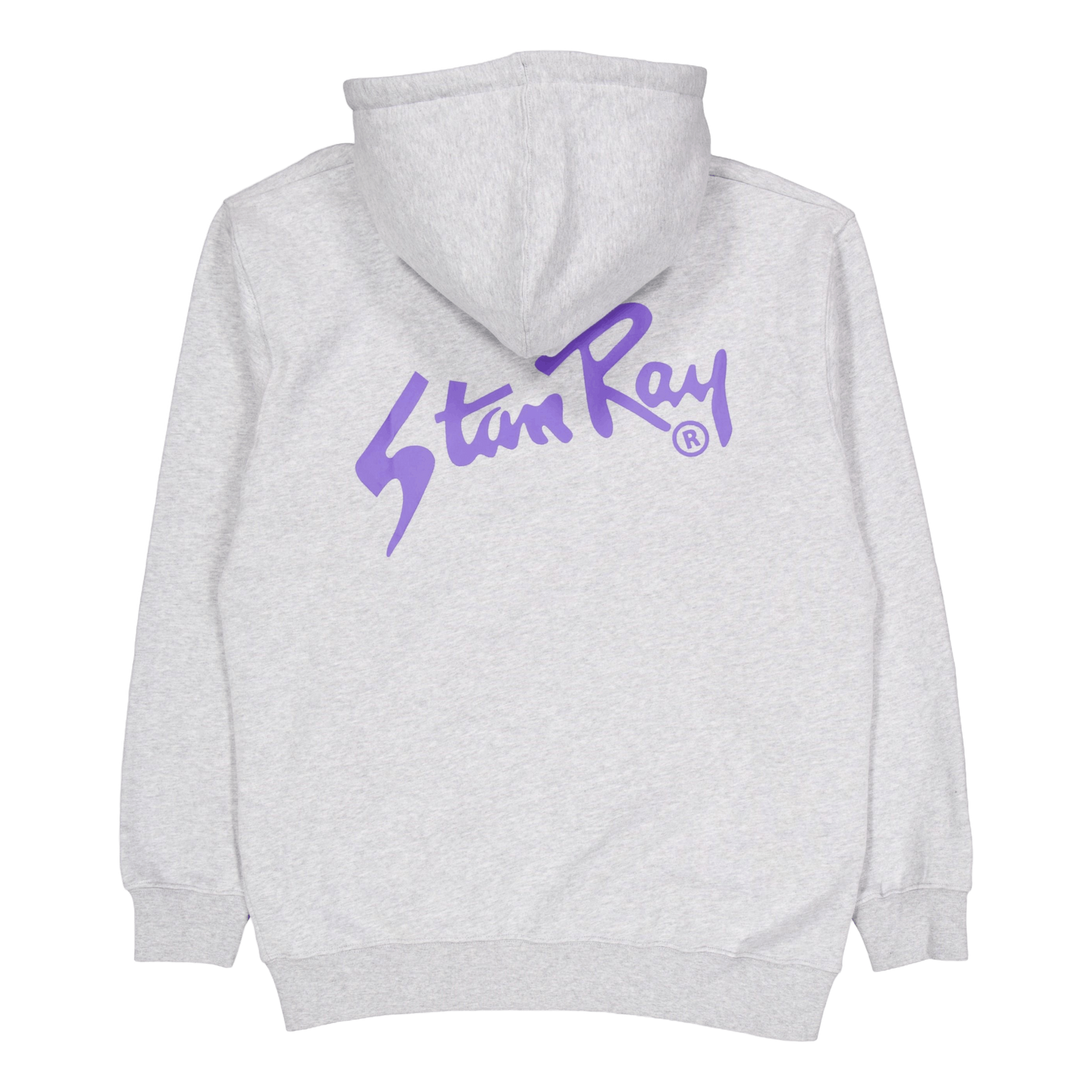 Stan Og Zip Hood Grey Marl / Navy Print