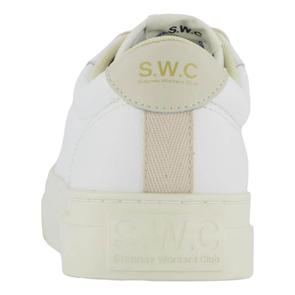 Dellow 02 Cup Leather White