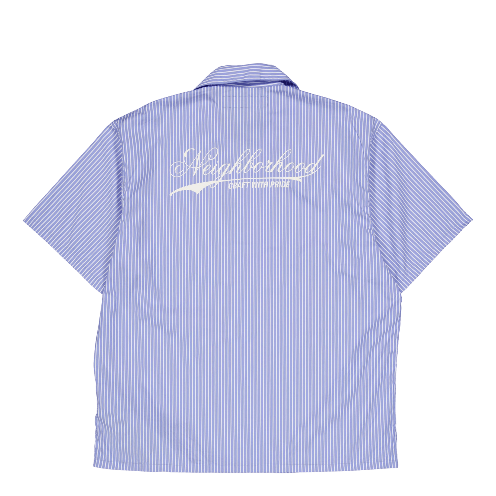 Stripe Work Shirt Ss Black