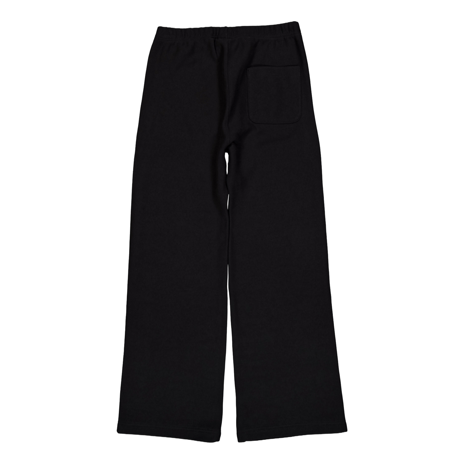Straight Hem Pants Black Beauty