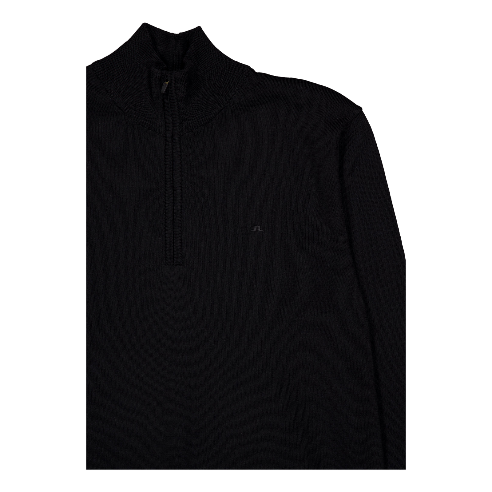 Kiyan Merino Quarter Zip Black