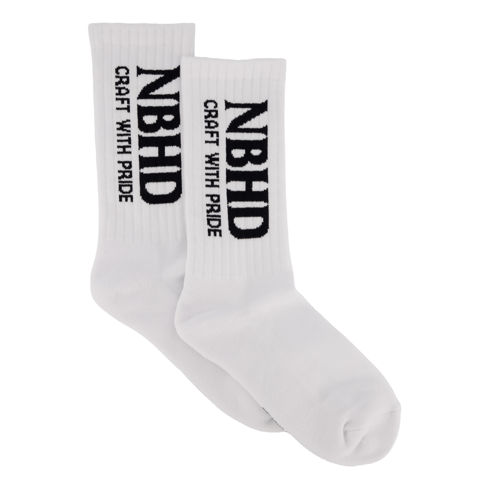 Nbhd Logo Socks White