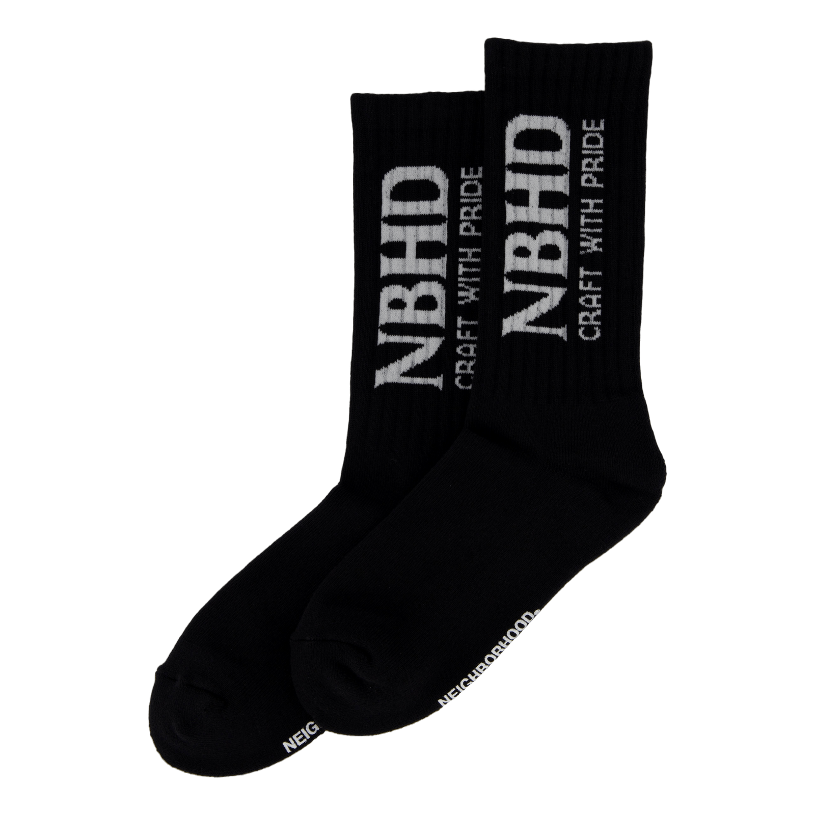 Nbhd Logo Socks Black