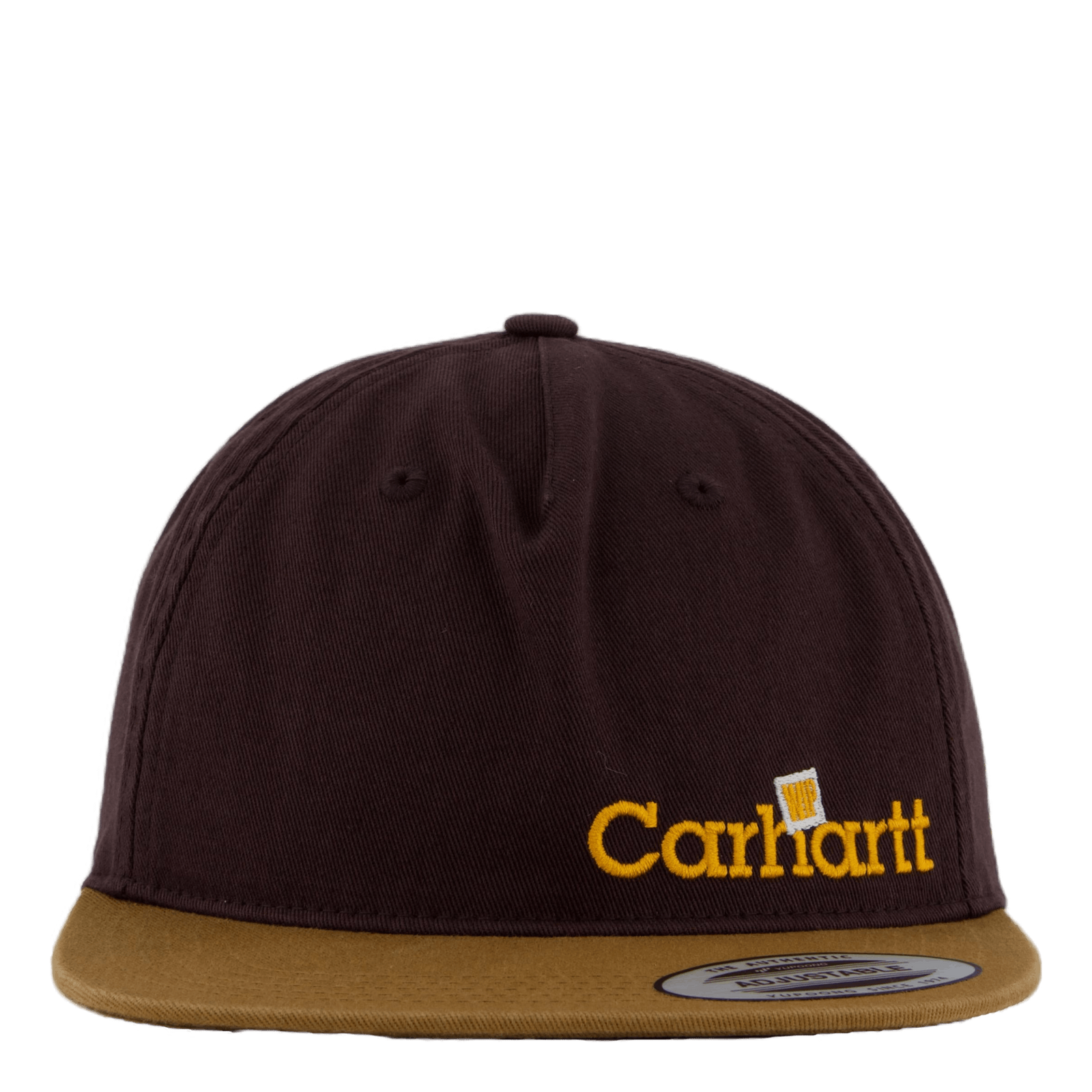 Label Script Coach Cap Brown