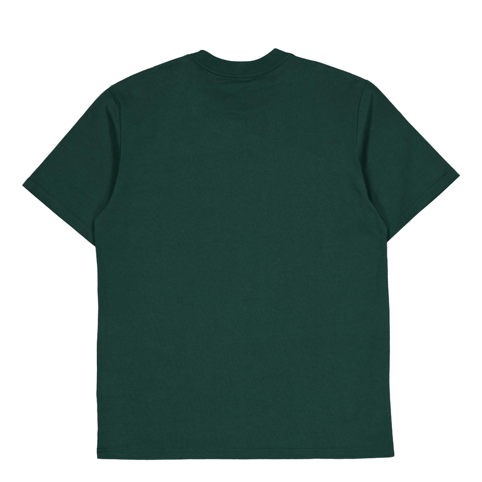 S/s University Script T-shirt Conifer / White