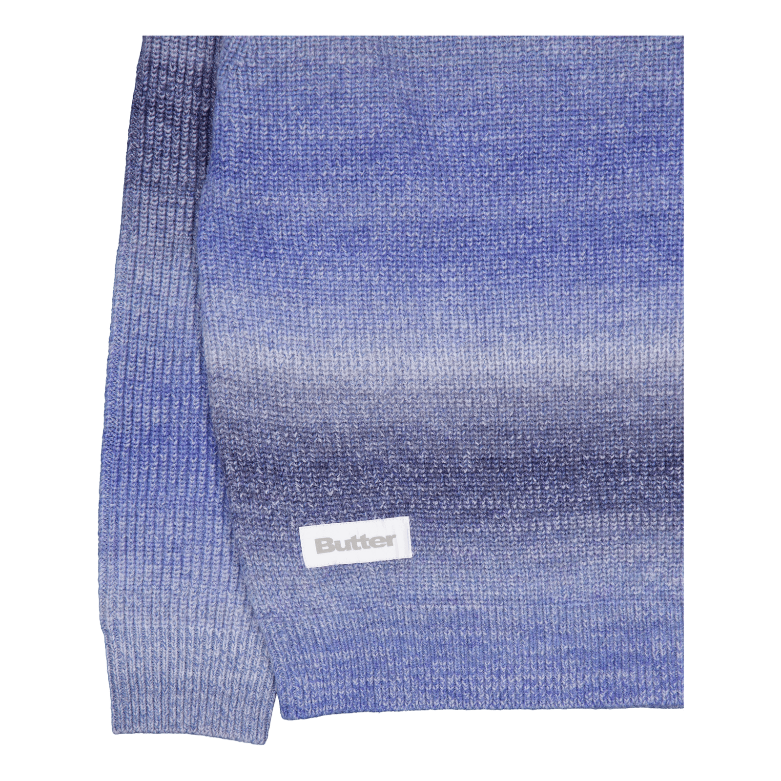 Beams 1/4 Zip Knit Polo Blue