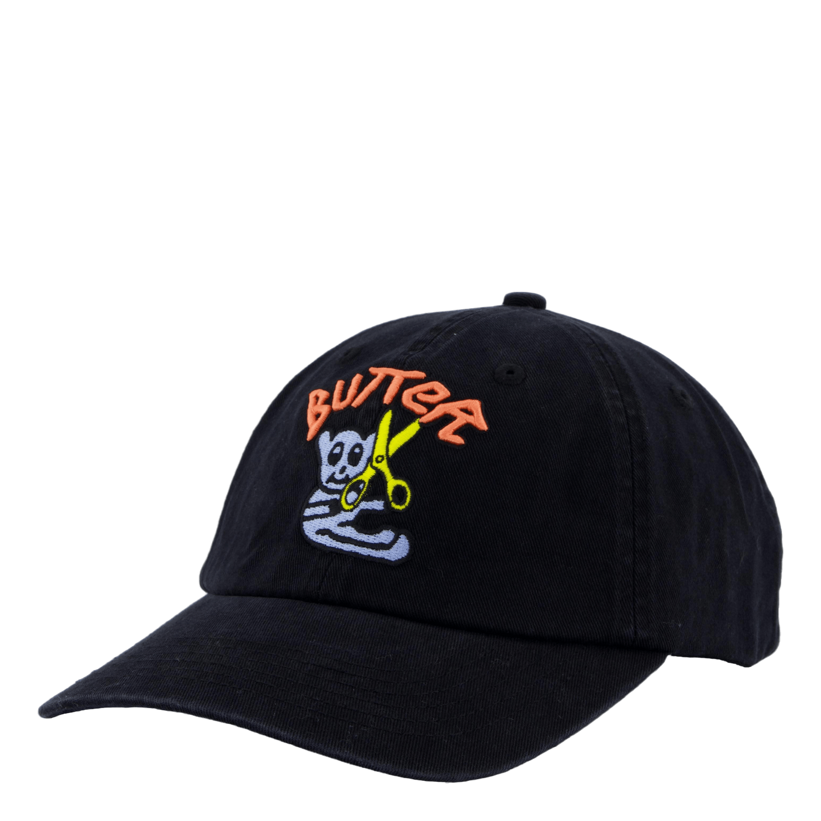 Bear 6 Panel Cap Black