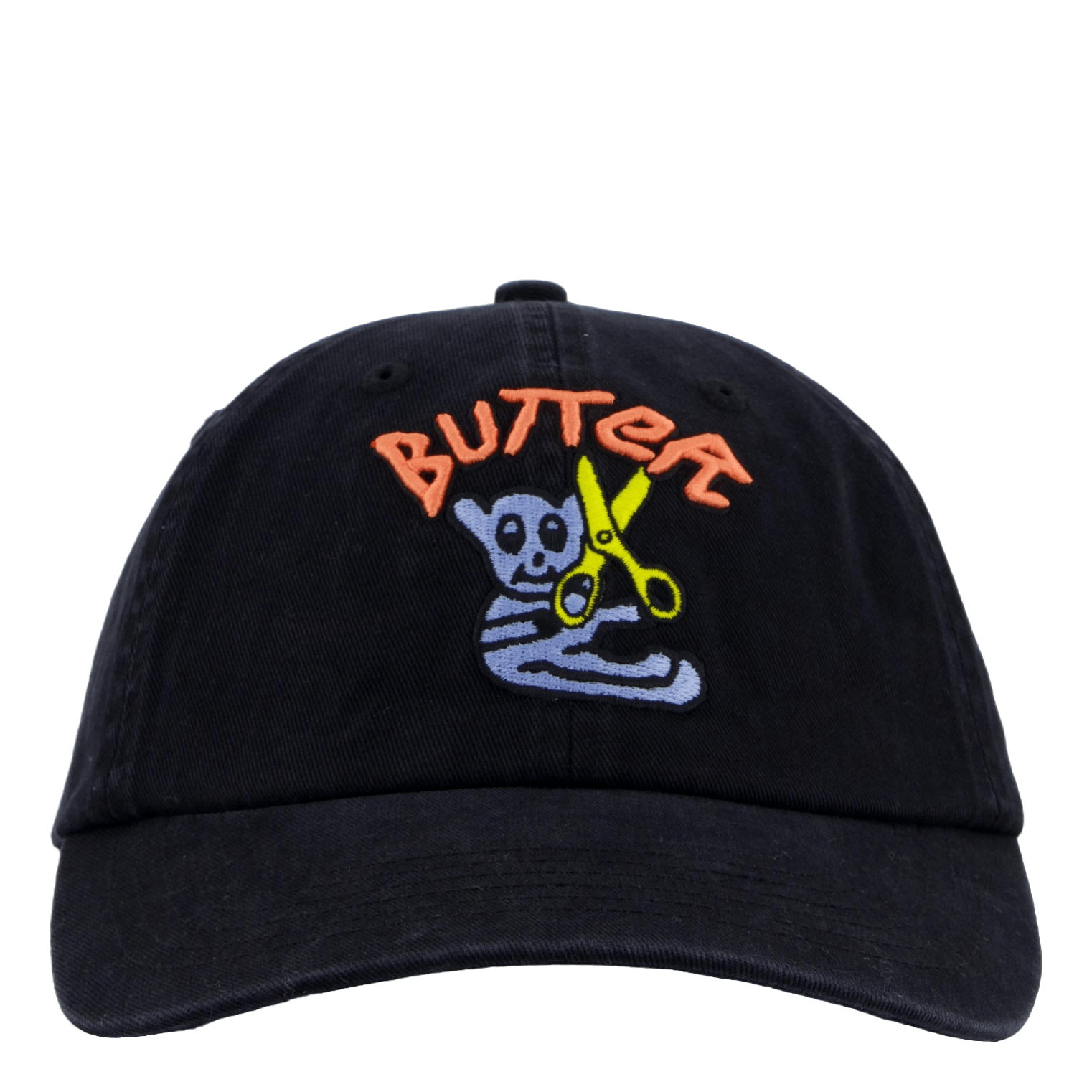 Bear 6 Panel Cap Black