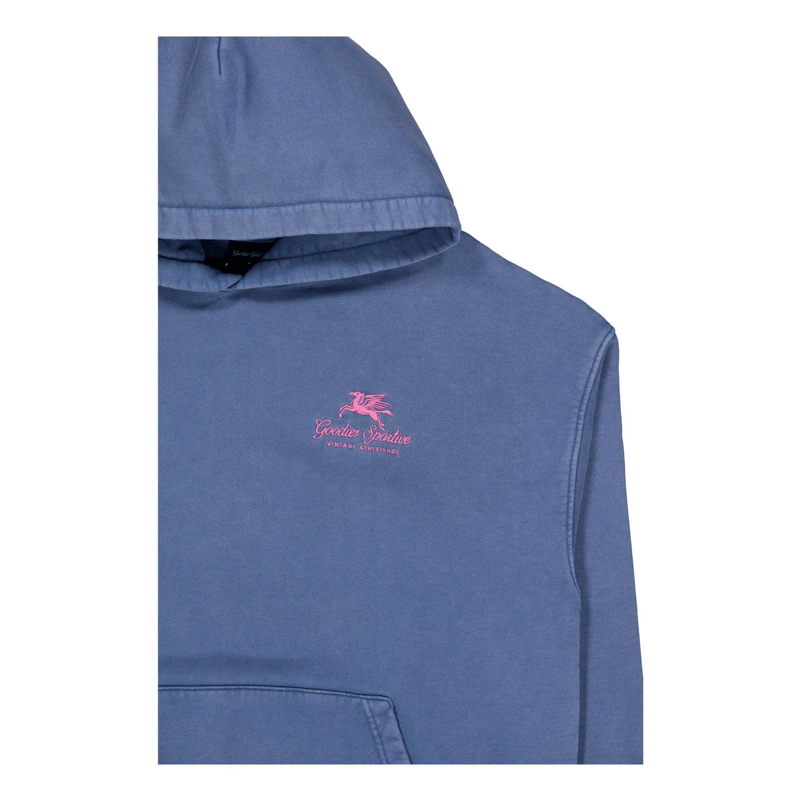 550g Washed Premium Hoodie Blue/pink