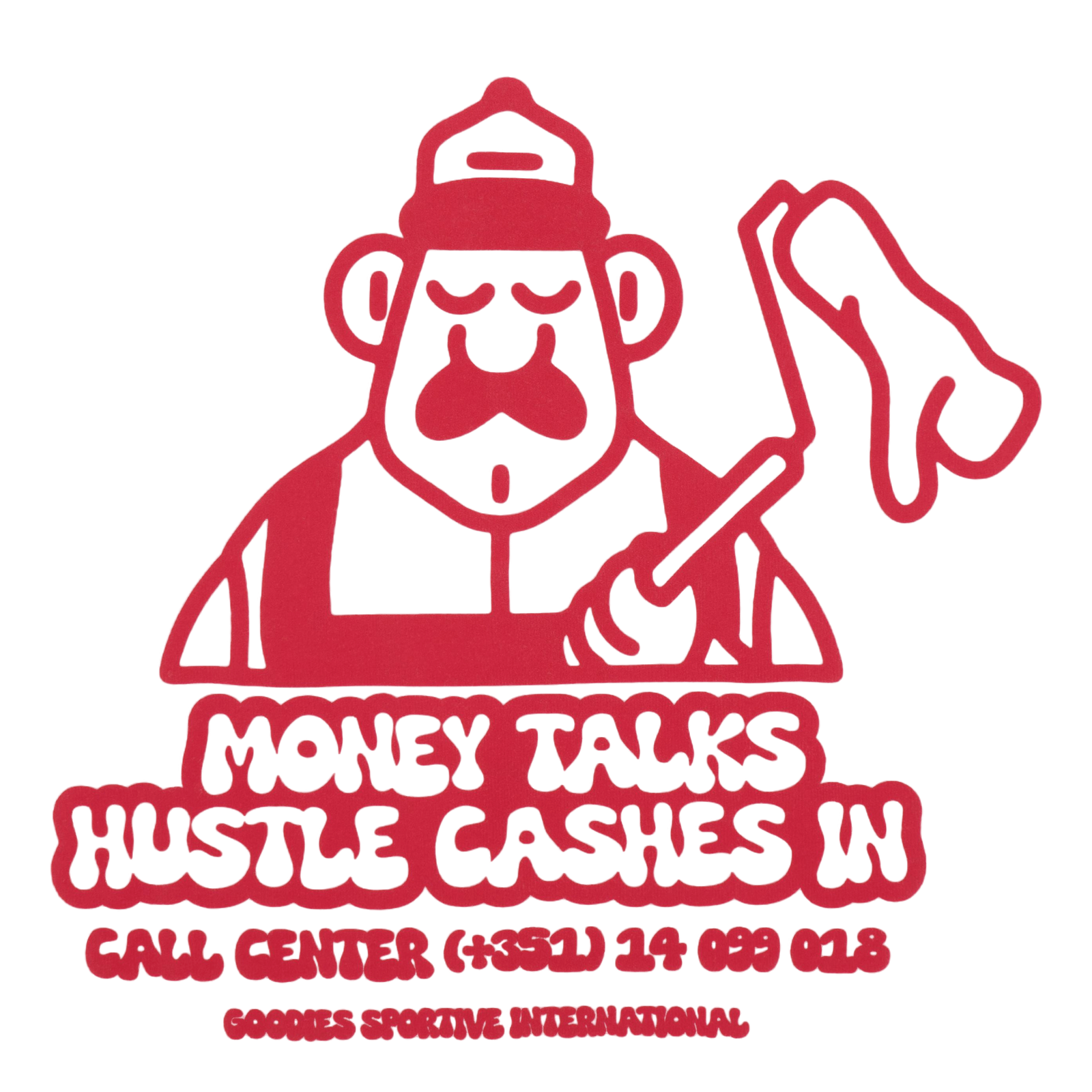 Money Talks Tee White