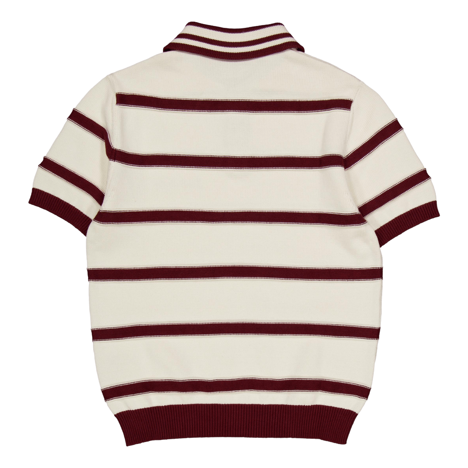 Red Plum Polo Burgundy/ecru